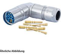 HUMMEL SET avec contacts Connecteur hybride M23, insert à sertir coudé Nombre de pôles 3+4+4+PE, broche pivotante