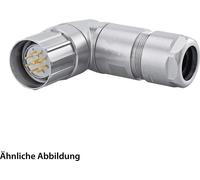 HUMMEL SET avec contacts M23 Connecteur de câble de signal CEM, insert à souder coudé Nombre de pôles 11+PE, broche rotative