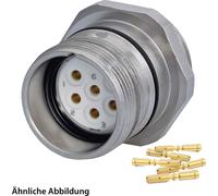 HUMMEL SET avec contacts M23 Connecteur de signalisation, insert à sertir droit, nombre de pôles 2+16+PE, prise murale avant - 1