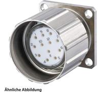 HUMMEL SET avec contacts M23 Connecteur de signalisation, insert à souder droit Nombre de pôles 2+16+PE, prise avec écrou moleté