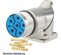 HUMMEL SET avec contacts M23 Puissance Connecteur d'appareil, insert à sertir coudé Nombre de pôles 3+5+PE, prise murale avant -