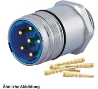HUMMEL SET avec contacts M23 Puissance Connecteur d'appareil, insert à sertir droit Nombre de pôles 3+5+PE, broche paroi avant - 1