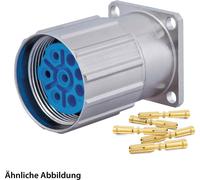 HUMMEL SET avec contacts M23 Puissance Connecteur d'appareil, insert à sertir droit Nombre de pôles 5+PE, douille avec écrou moleté
