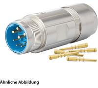 HUMMEL SET avec contacts M23 Puissance Connecteur de couplage, insert à sertir droit Nombre de pôles 10 pôles, broche Plage de serrage