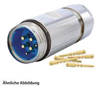 HUMMEL SET avec contacts M40 Puissance Connecteur d'accouplement, insert à sertir droit Nombre de pôles 3+2+PE, broche Sortie de câble