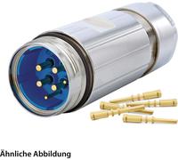 HUMMEL SET avec contacts M40 Puissance Connecteur d'accouplement, insert à sertir droit Nombre de pôles 3+2+PE, broche Sortie de câble