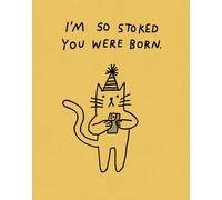 Humor Us Greeting Cards: Birthday - I'm So Stoked You Were Born (Pack of 6)
