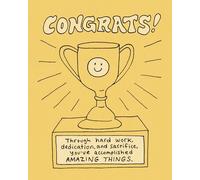 Humor Us Greeting Cards: Congratulations - Congrats! Through (Pack of 6)