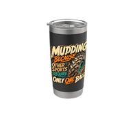 Humour tout-terrain à quatre roues Mudding Gobelet isotherme en acier inoxydable double paroi
