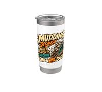 Humour tout-terrain à quatre roues Mudding Gobelet isotherme en acier inoxydable double paroi