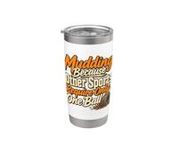 Humour tout-terrain à quatre roues Mudding Gobelet isotherme en acier inoxydable double paroi
