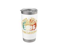 Humour Vintage Juillet 1986 Cadeau Anniversaire 40 Ans Gobelet isotherme en acier inoxydable double paroi