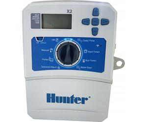 Hunter | Contrôleur d'irrigation X2-401-E - 4 sections - Wi-Fi - Gestion intelligente - Économie d'eau