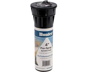 Hunter PROS-04 Corps d'arrosage escamotable de 10,2 cm, tête d'irrigation Robuste et Durable pour pelouse et Jardin, Compatible avec Les Buses réglables et Fixes MP, Connexion ½ NPT