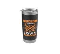 Hunting Fishing Lovin Everyday Hunter Life Adventure Nature Gobelet isotherme en acier inoxydable double paroi