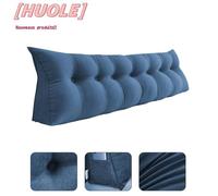 HUOLE Grand Coussin Cale Triangulaire pour Tête de Lit, Coussin de Lecture, Dossier de Taille, 200*50*20 cm.