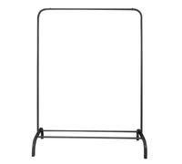HUOLE-Porte-manteau en métal à une tige sans roulettes, Séchoir multifonctions Noir 40*110*150cm