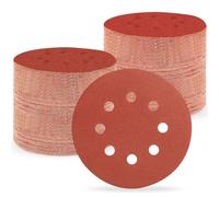 Huopueit 150 pièces disques abrasifs de 125 mm, 240 Grains Papier Poncer 8 Trous pour Ponceuse Orbitale Aléatoire (150 pièces, 240 grains)