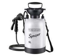 Huraoerrrr Douche de Camping Portable 5L avec 10 Modes têtes de pulvérisateur 9, 84 Pieds tuyaux pour Jardin randonnée Pique-Nique