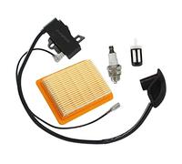 HURI Bobine D'allumage + Filtre à Air + Bougie d'Allumage pour STIHL FS120 FS200 FS250 FS300 FS350 Coupe-bordure