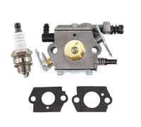 HURI Carburateur avec bougie d'allumage pour Husqvarna 40 45 240R 240F 240EPA 245 245R 245RX tronçonneuse Remplace Walbro WT-99 502100303 503281320