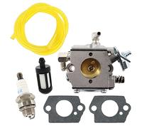 HURI Carburateur avec joint Bougie d'allumage Filtre à essence pour Stihl 030 031 032 AV 031AV 032AV 030AV Remplace 113 120 0602 Walbro WA-2 WA-2-1
