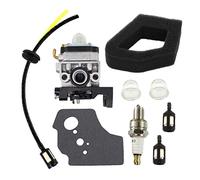 HURI Carburateur et Joint avec Filtre à air avec Kit de Oeillet de Tuyau de conduite pour GX25 GX35 GX 25 35 HHT35 HHT35S FG110 Tondeuse Remplacement Ampoule Pompe D'amorcage