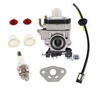 HURI Carburateur et joint - Bougie d'allumage - Filtre à essence avec tuyau - Pour souffleur et souffleur à feuilles Fuxtec FX-LBS 12, FX-LB 126, FX-LB 133T