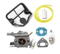 HURI Carburateur Filtre à air Tuyau Bougie d'allumage pour Ersetzt Walbro WT-834, WT-657, WT-529, WT-289, WT-285, WT-239 & WT-202 Husqvarna 36 41 136 137 141 142