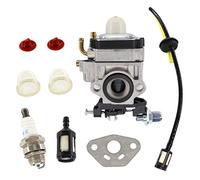 HURI Carburateur & joint Bougie d'allumage Filtre à essence avec tuyau Bezn pour taille-haie Güde GMH 600 GMH 601, Fuxtec FX-MH 1.2-257