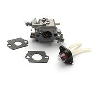 HURI Carburateur + Joint + Pompe D'amorcage pour Poulan Sears Craftsman Tronçonneuse Walbro WT-89 WT-891 WT-324 WT-624 W20 Carb