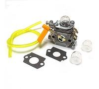 HURI Carburateur + Joint + Pompe d'Amorçage + Tuyau pour Ryobi Tondeuse et Débroussailleuse RBC30SESA RBC30SBSA RHT2660DA RLT30CESA RLT30SESA RPR3025JA