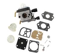 HURI Carburateur kit Membrane Joint Réparation kit pour Stihl FS38 FS45 FS46 FS46 C FS55 FS55R FS75 FS80 FS85 FC75 FC85 HL75 HT70 HT75 SP85 Tondeuse à Gazon C1Q-S153 C1Q-S71