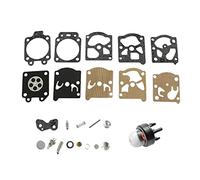 HURI Carburateur Membrane Joint Réparation kit Pompe Poire D'amorcage pour Walbro K20-WAT WA WT Tronçonneuse Coupe-bordure Echo Homelite Husqvarna Carb