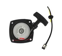 HURI Démarreur à lanceur 50 mm pour débroussailleuse taille-haie à rappel pour moteur 1E32F 23CC