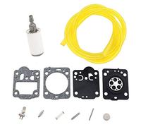 HURI Kit de réparation de membrane de carburateur Tuyau d'essence pour Husqvarna 135 140 235 236 240 435 440 JONSERED CS2238 CS2234 tronçonneuse Zama RB149