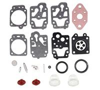 HURI Kit de réparation pour carburateur - Membrane d'amorçage - Clapet anti-retour pour débroussailleuse Scheppach BCH2600-100P.