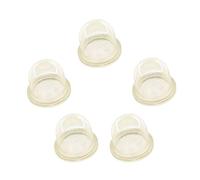 HURI Lot de 5 pompes d'amorçage pour carburateur Fuxtec Einhell Hecht Ryobi Timbertech Brast Zipper Rotfuchs Appareils 23 25 26 32 33 43 52 cc Débroussailleuse à essence