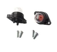 HURI Pack of 2 Primer Pompe Poire D'amorcage Carburateur et Visserie pour Partner 350 351 370 390 420 Poulan 2050 2055 2115 2150 2155 2175 2250 Tronçonneuse