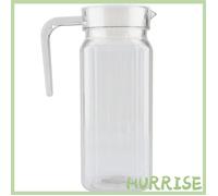 HURRISE Bouteille d'eau Carafe à Eau Bouteille De Jus Transparente Pour Club table set 1100ML 18,5x10x8,5cm / 7,3x3,9x3,3 800 ml