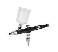 HUSHUI AR131 Pulvérisateur de Peinture Outil Double Action pour Projets Artistiques Personnalisés et Décoration de Gâteaux Noir (Noire)