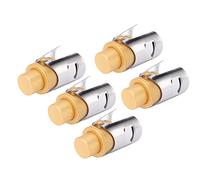 HUSHUI Bouchon à Champagne doré élégant, Scellant Durable pour Bouteilles de Vin en Acier Inoxydable, 5 Paquets