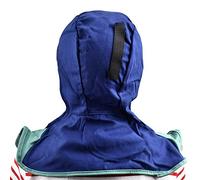 HUSHUI Capot de Protection pour Soudage Ignifuge AP-6670, Capuchon de Protection Complet Bleu Lavable pour Les Opérations Mécaniques, Le Travail de L'acier