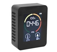 HUSHUI Capteur Portatif d'humidité de Température de CO2 de Mètre de qualité de L'air avec L'affichage de Couleur pour Le Centre Commercial de Bureau à la Maison
