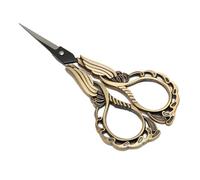 HUSHUI Ciseaux à Broder Tranchants en Acier Inoxydable pour Couper avec Précision les Petits Fils de Papier en Tissu - Idéal pour le Bricolage et la Couture, 1 unité (Bronze)