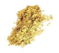 HUSHUI Confettis étoiles en PVC Brillant, 10mm, pour Décoration de Table, pour Noël, Mariage, Fête D'anniversaire, 4000 Pièces (#1)