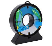 HUSHUI Ensemble de Câbles de Lancement OTDR, Outils de Test de Fibre Optique Monomode Fiables de 300 Mètres pour une Détection Précise des Zones Mortes, Matériau ABS Durable, adapté à une Utilisation