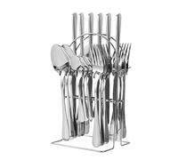 HUSHUI Ensemble de Couverts Suspendus écologiques, Coffret Cadeau Luxueux pour les Fêtes de Famille, 24 Pièces (Ensemble de couverts suspendus 24 pièces en)