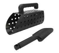 HUSHUI Ensemble de Pelles à Sable pour Tamiser et Creuser Efficacement pour la Chasse au Trésor sur la Plage en Plastique ABS Léger 1 unité