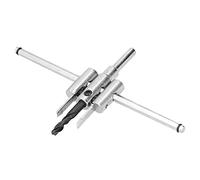 HUSHUI Ensemble D'outils de Coupe de Trous Circulaires Réglables avec Lames de Coupe Fines pour Projets de Bricolage en Bois, Plastique et Acrylique (40-200mm)